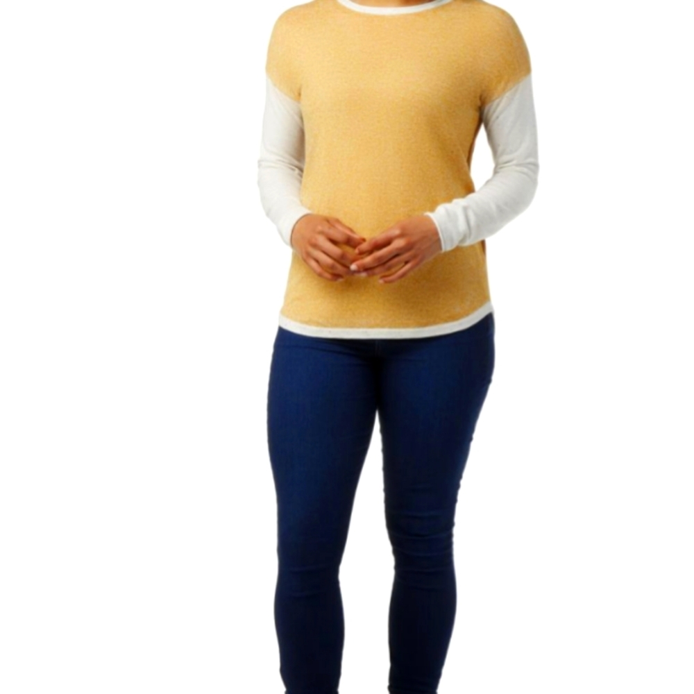 Smartwool Shadowpine Colorblock Sweater Size M